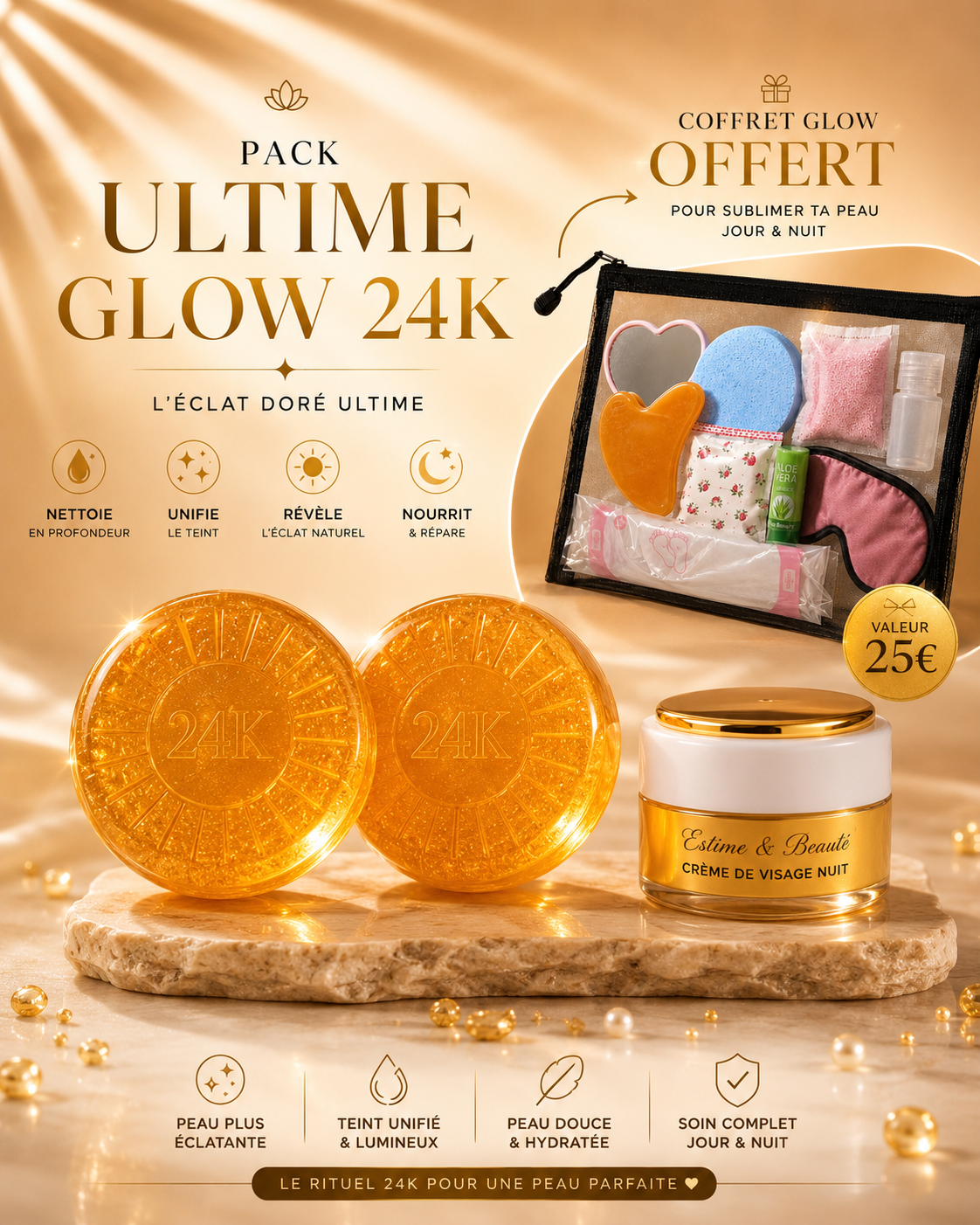 Savon Glow Intense 24k