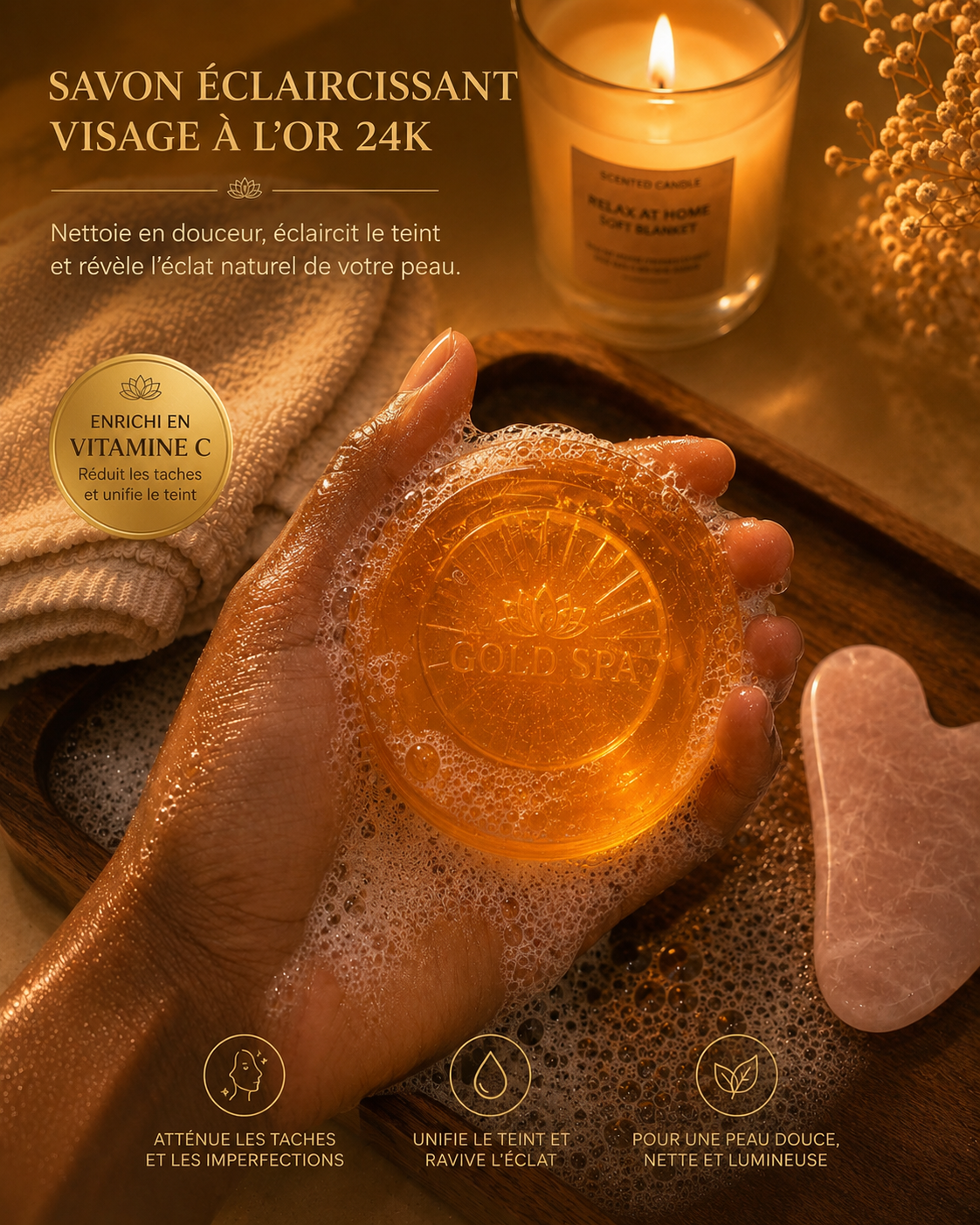 Savon Glow Intense 24k